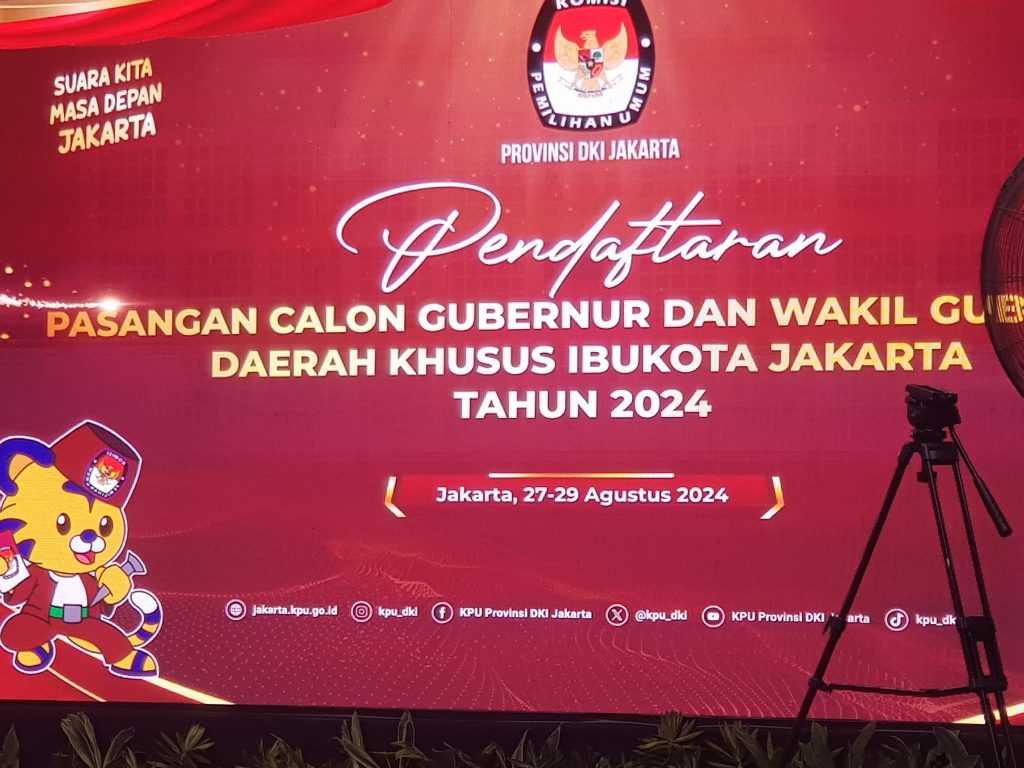 KPUD Jakarta Sudah Menerima Dua Bakal Calon Gubernur dan Wakil Gubernur