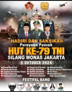 TNI Gelar Gladi Bersih Di Lapangan Monas