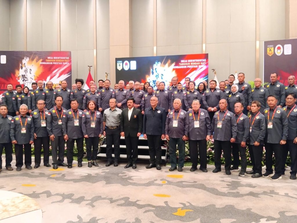 KETUA UMUM PB FORKI Marsekal TNI (Purn) Hadi Tjahjanto, S.I.P. HADIRI PELANTIKAN PP. INKAI PERIODE TAHUN 2023 – 2027 KETUA UMUM PB FORKI Marsekal TNI (Purn) Hadi Tjahjanto, S.I.P. HADIRI PELANTIKAN PP. INKAI PERIODE TAHUN 2023 – 2027