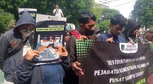 Untuk Kedua kalinya SEMMI Jaksel Aksi di Kementerian Agama Mendesak Ihwal Ini..