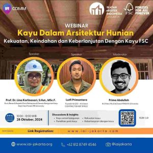 CAS Ikut Berpartisipasi Dalam Edukasi Penggunaan Kayu Berkelanjutan Pada Bangunan Residensial