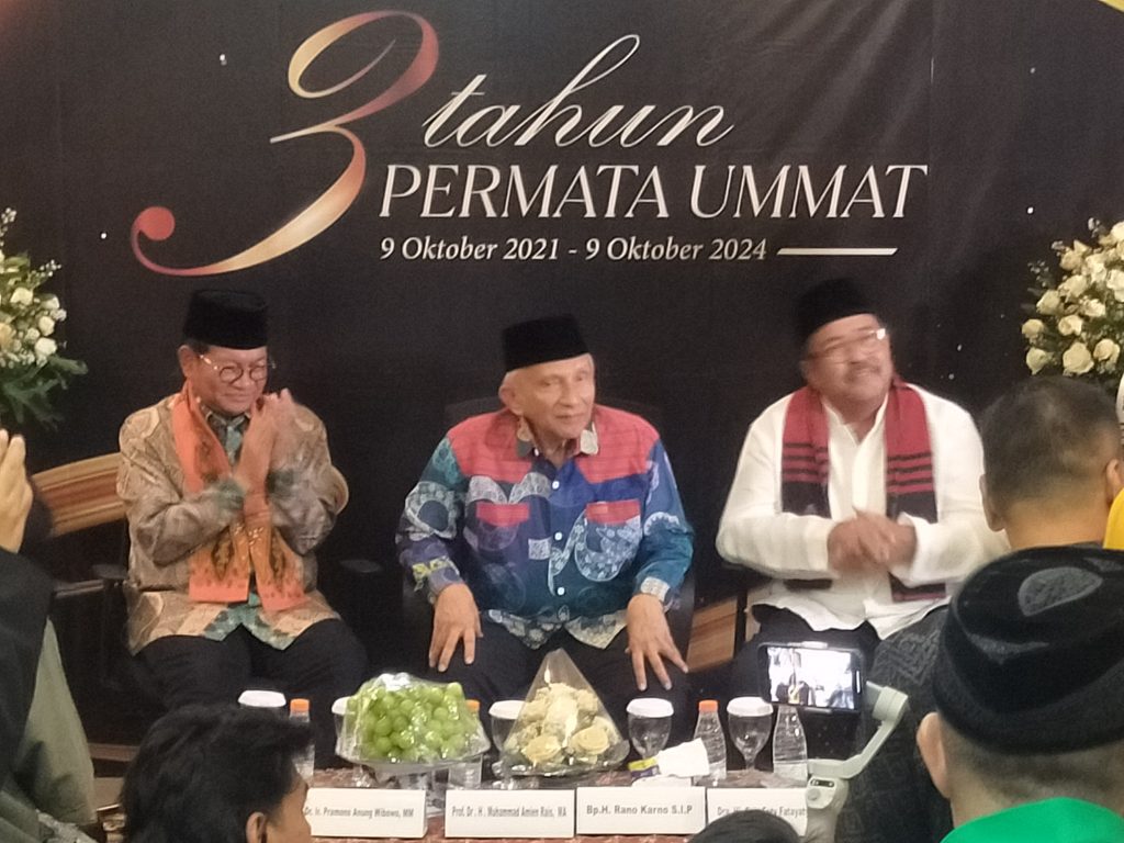 Amien Rais: Pasangan PramonoAnung- Rano Karno Dapat Membawa Perubahan