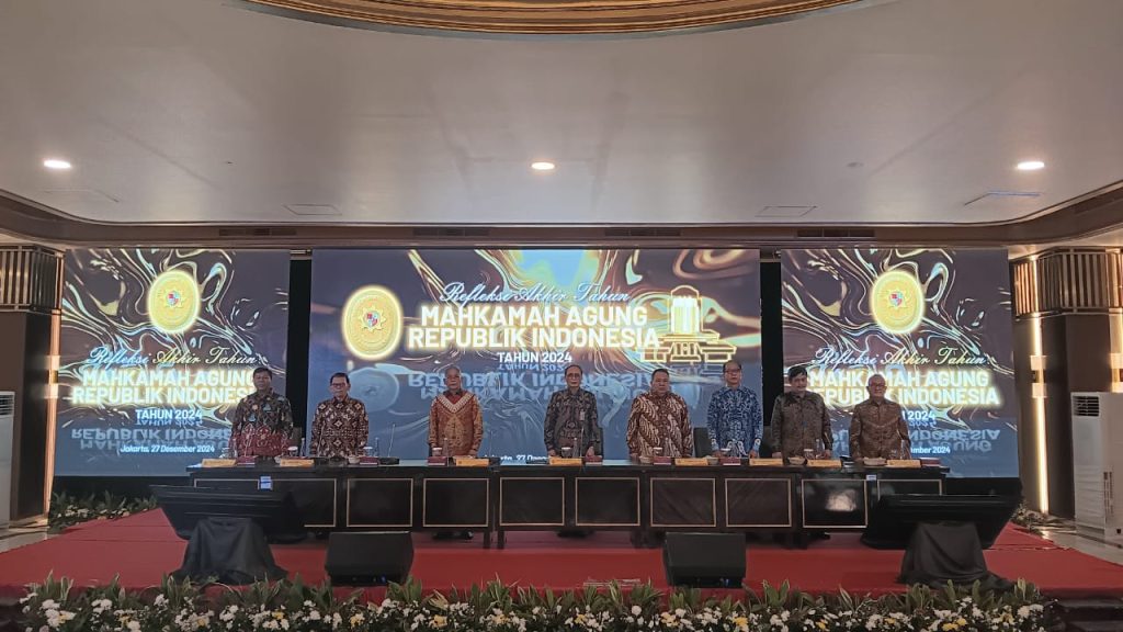 MAHKAMAH AGUNG MENYAMPAIKAN REFLEKSI AKHIR TAHUN MAHKAMAH AGUNG TAHUN 2024