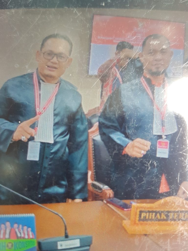 Kuasa Hukum Terkait Membantah Semua Dalil Pemohon Dipersidangan MK Kuasa Hukum Terkait Membantah Semua Dalil Pemohon Dipersidangan MK