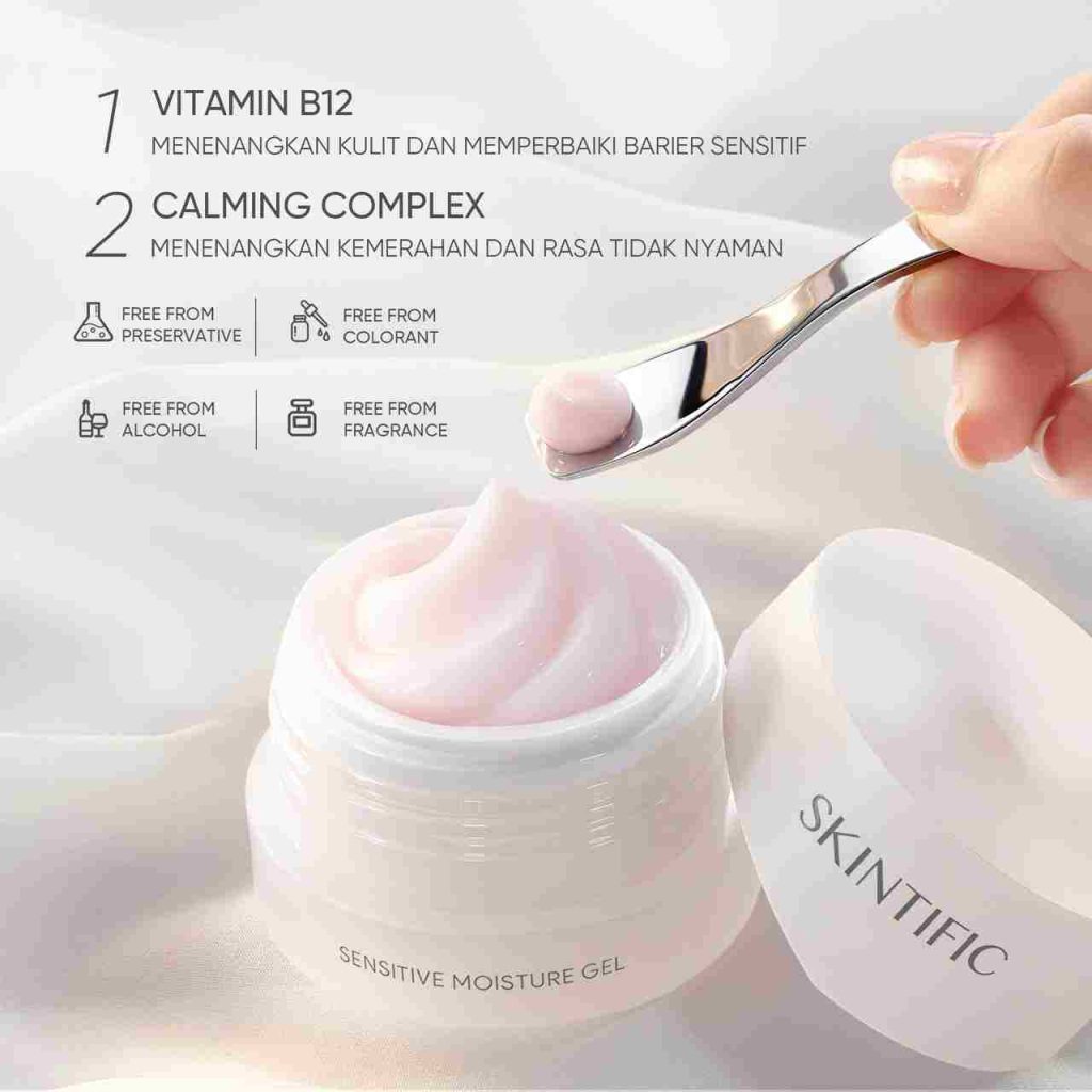 SKINTIFIC Hadirkan Sensitive Moisture Gel: Inovasi Moisturizer Pink dengan Vitamin B12 untuk Kulit Sensitif dan Berjerawat