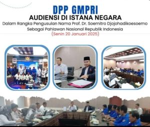 DPP GMPRI Audiensi Bersama Setneg Militer Perihal Agar Prof. Dr. Soemitro Djojohadikoesomo Diberikan Gelar Pahlawan Nasional