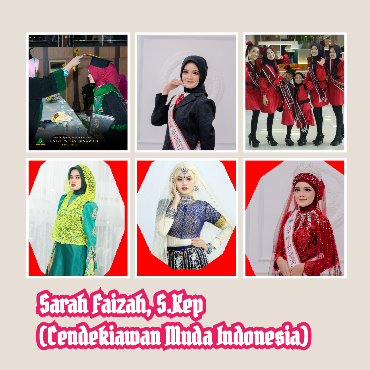Sarah Faizah S.Kep “Cendekiawan Muda” Dengan Aneka Pengalaman, & Prestasi
