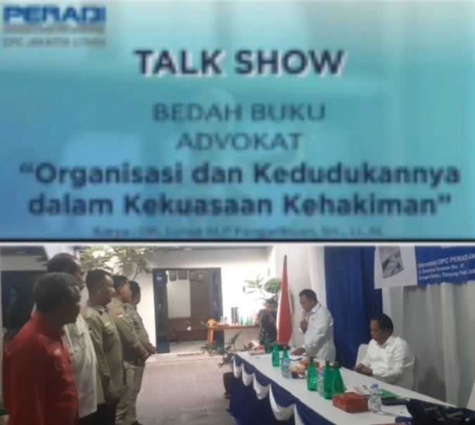 Antusias Peserta Bahkan Apresiasi Giat Talkshow dan Bedah Buku Advokat Karya Dr.Luhut M. P Pangaribuan yang Digelar di Dpc Peradi Jakarta Utara