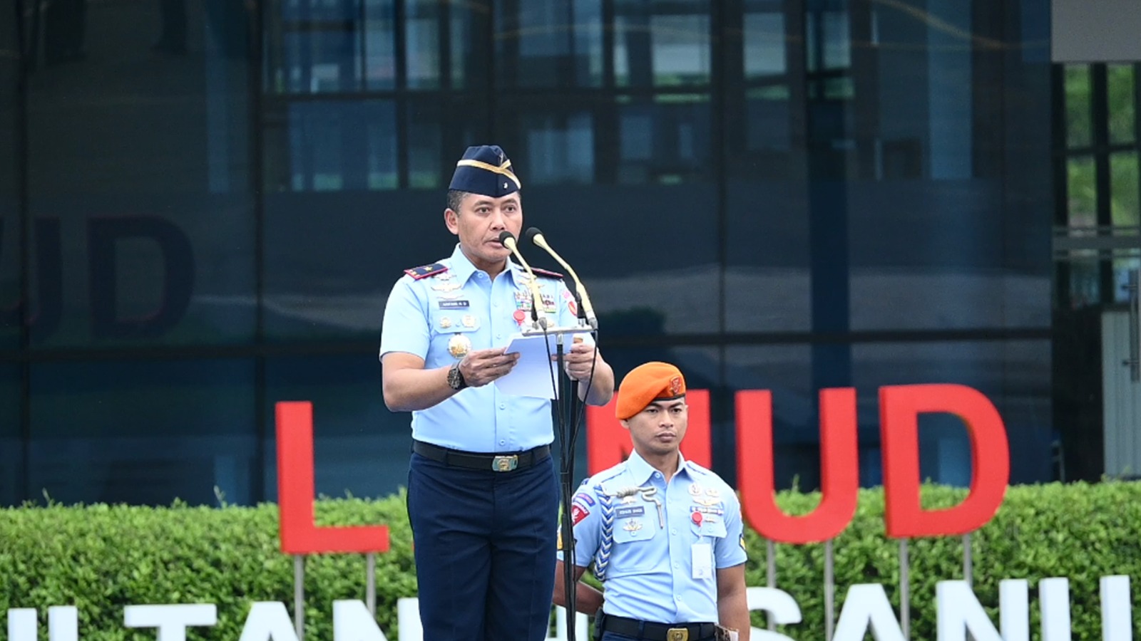 Danlanud Sultan Hasanuddin Pimpin Upacara Peringatan Hari Kebangkitan Nasional Ke-117