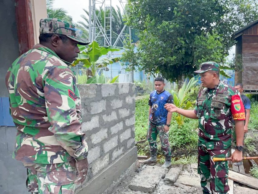 Dansatgas TMMD Tinjau Langsung : Progres TMMD Capai 85 Persen