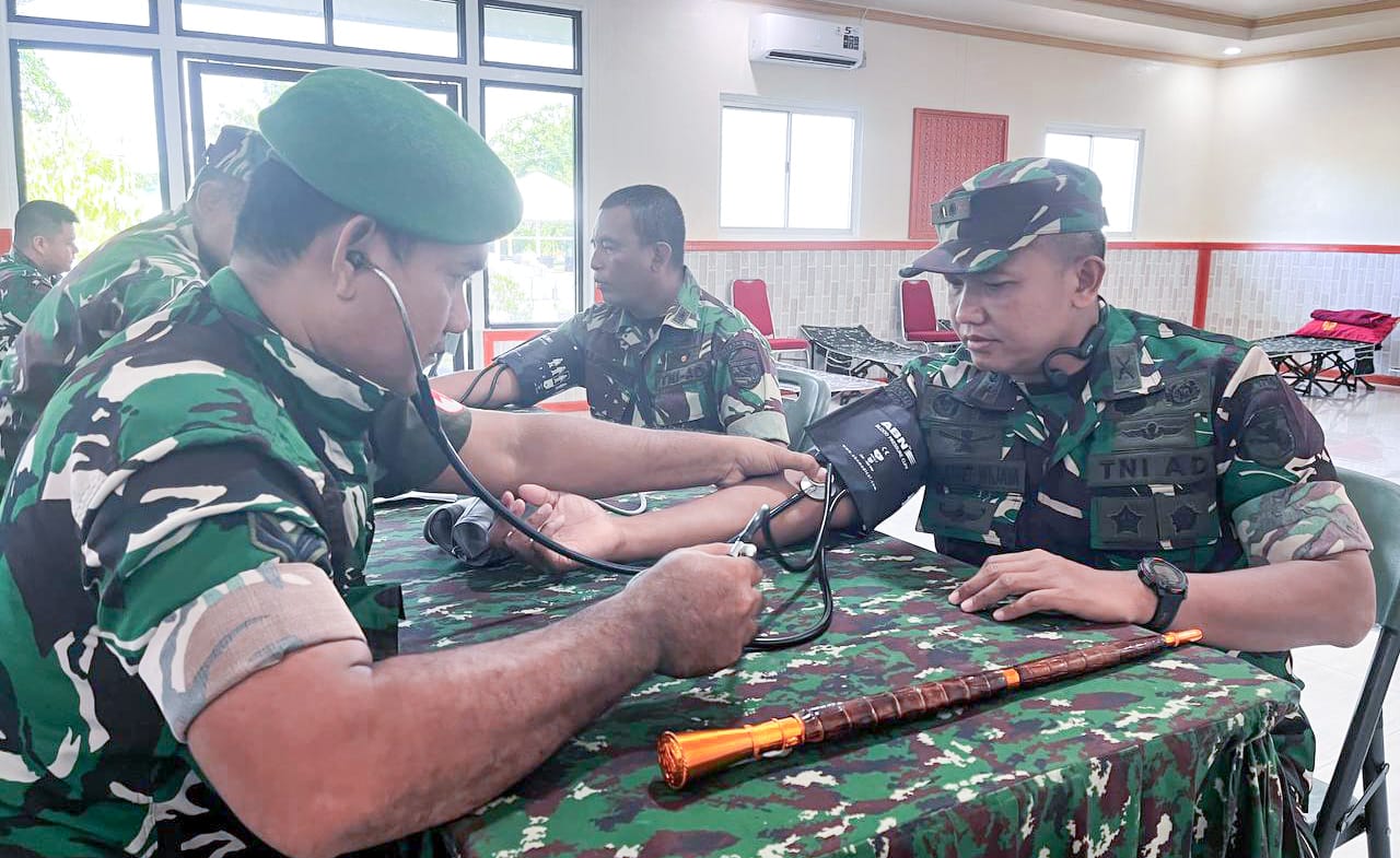 Satgas TMMD Gelar Aksi Donor Darah, Wujud Kepedulian Untuk Kemanusiaan