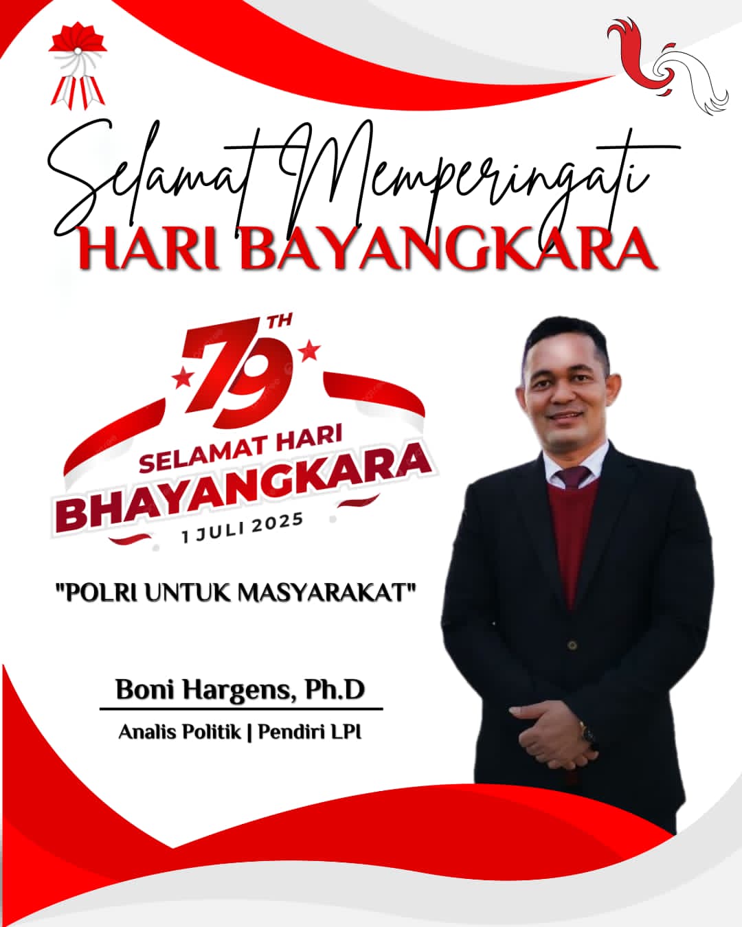 PRESISI SUKSES !! BoniHargens,Ph.D : “Polri Harus Berdiri di Atas Prinsip Hukum, Bukan Kekuasaan”