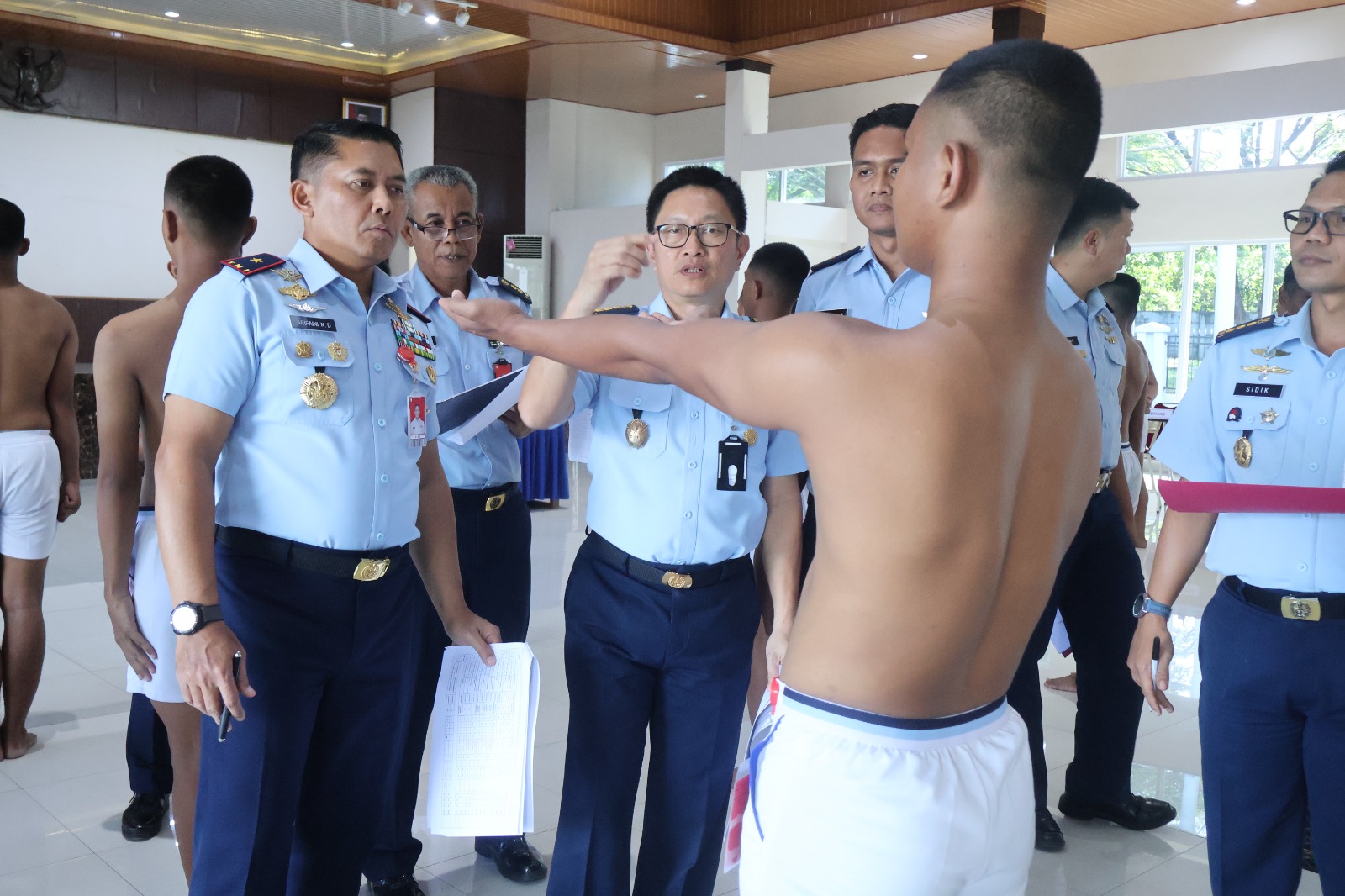 Danlanud Sultan Hasanuddin Pimpin Sidang Pantukhirda Tamtama PK TNI AU Khusus Pasgat Tahun 2025