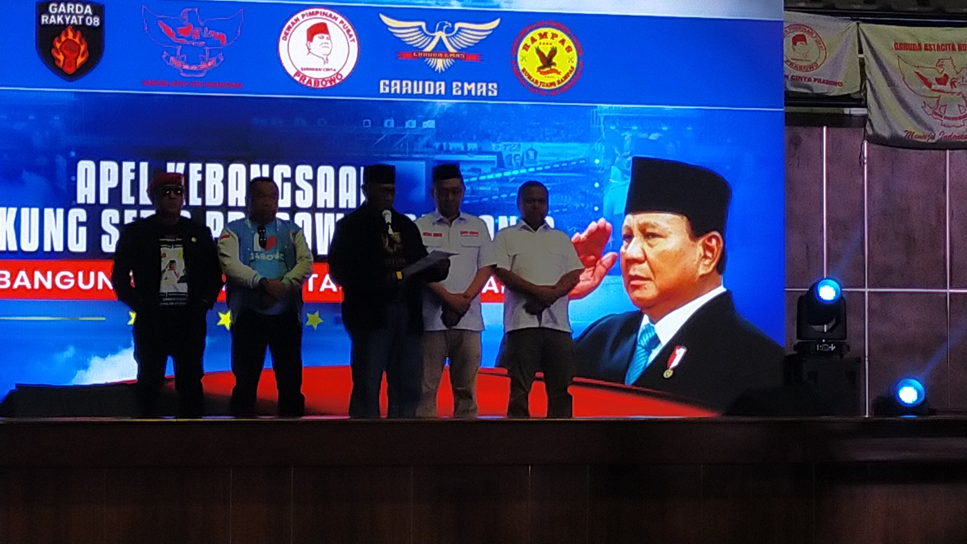 Relawan Prabowo Bersatu Gelar Apel Kebangsaan