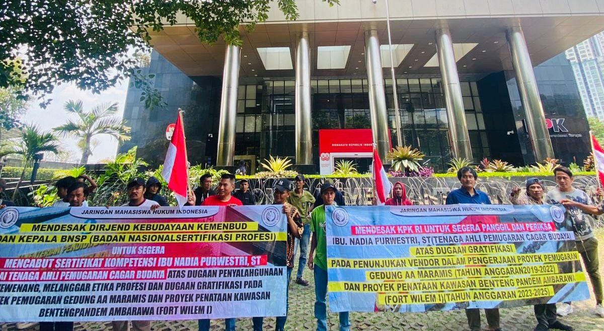 BNSP Didatangi JMHI, KPK Didorong Periksa Dugaan Gratifikasi Proyek Cagar Budaya