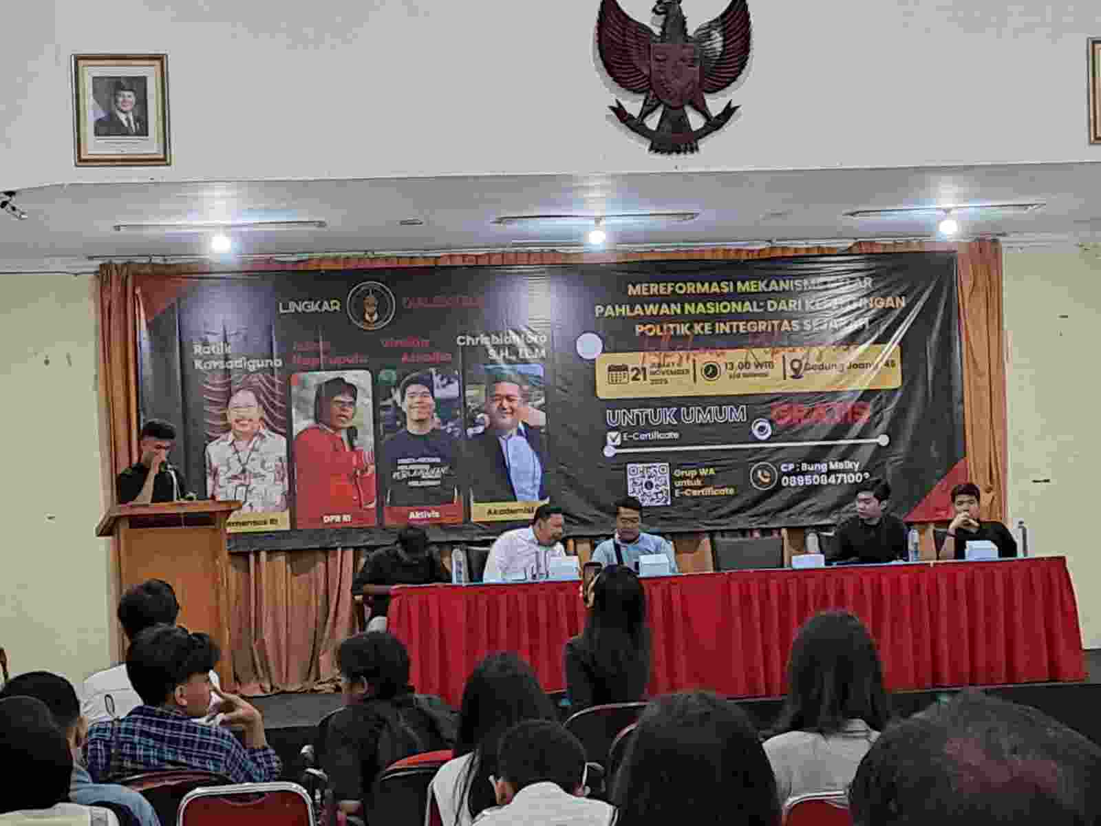 Dari Diskusi “Lingkar Dialektika”: Virdian Aurellio : “Belum Lahir Zaman Orba Bukan Artinya Diam untuk Tolak Soeharto!”