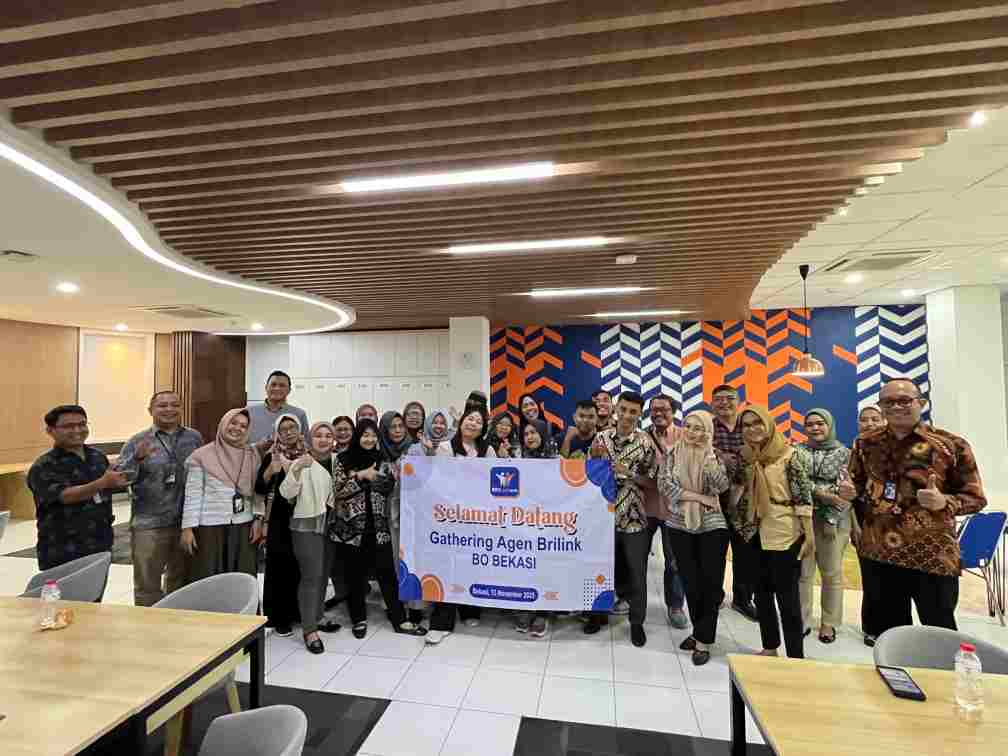 Gathering Agen BRILink Branch Office Bekasi, Perkuat Silaturahmi dan Tingkatkan Kualitas Layanan