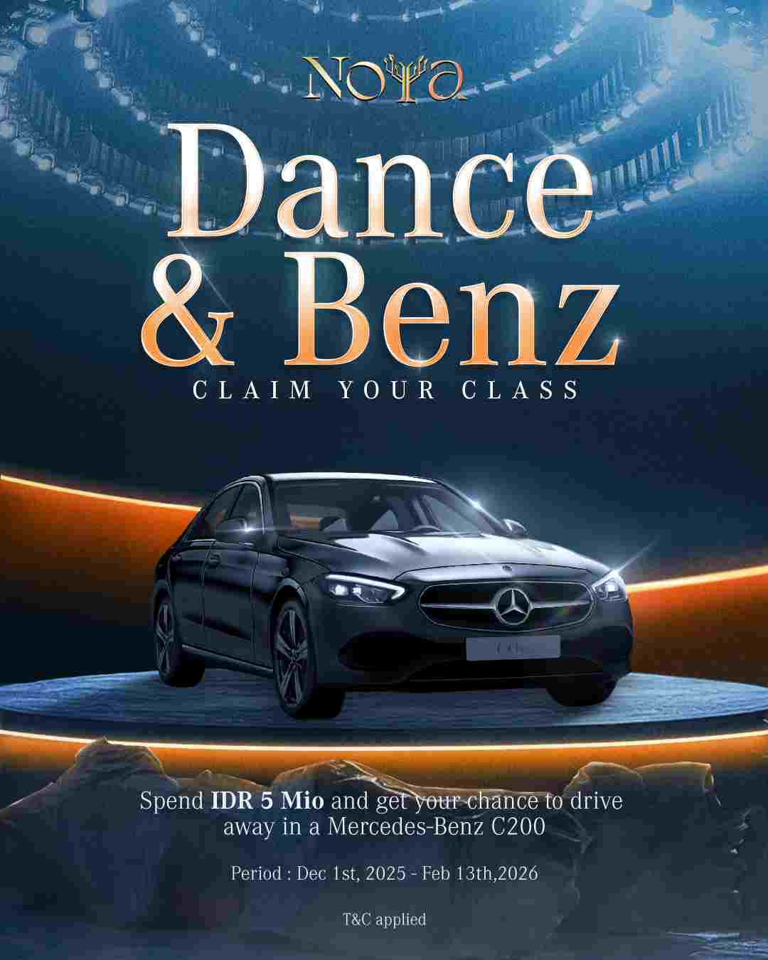 Level Up Hadiah, NOYA PIK 2 Siapkan Mercedes-Benz C200 untuk Pelanggan Setia