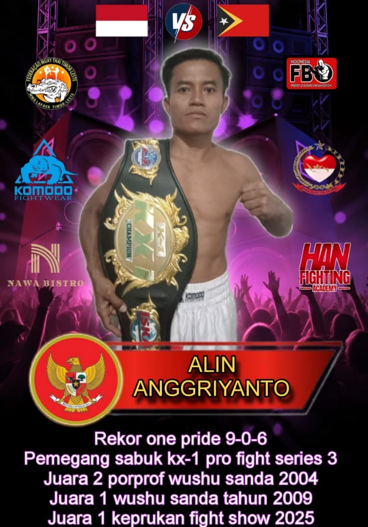 FBO Indonesia Umumkan 3 Pemegang Sabuk Juara untuk Laga Internasional “Indonesia vs Timor Leste Januari 2026”