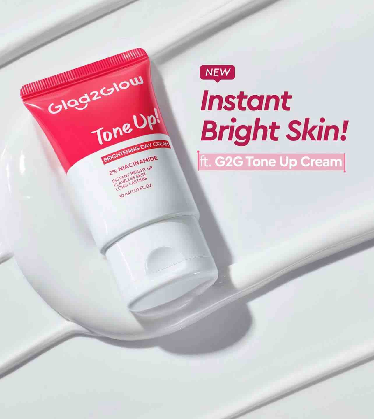 Kulit Cerah Seketika: Glad2Glow Resmi Hadirkan Tone Up! Brightening Day Cream Kulit Cerah Seketika: Glad2Glow Resmi Hadirkan Tone Up! Brightening Day Cream