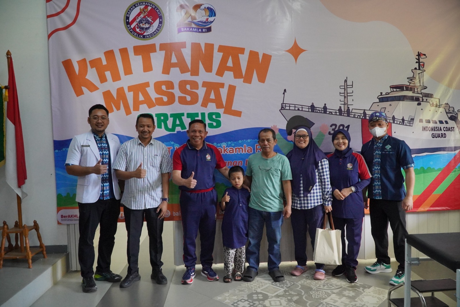 Bakamla RI Gelar Khitanan Massal Sambut HUT ke-20 Bakamla RI Gelar Khitanan Massal Sambut HUT ke-20