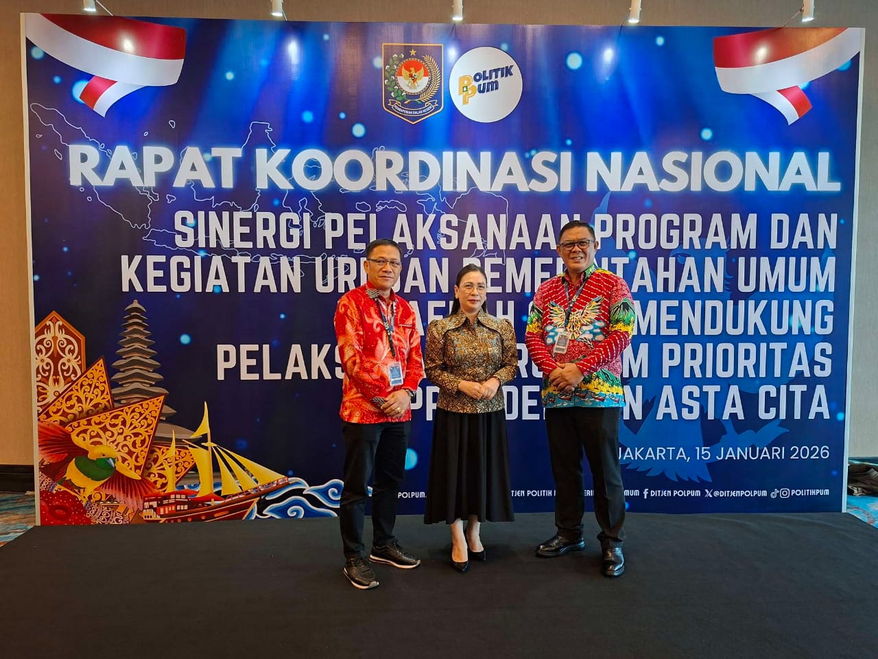 Wakil Bupati Minahasa, Vanda Sarundajang, Hadiri Rakornas di Jakarta
