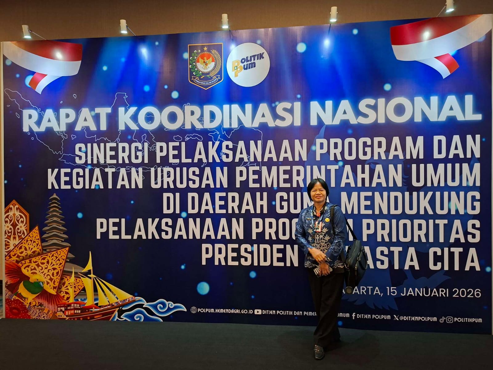 Kepala Kesbangpol Kabupaten Barito Timur Anda Kriselina: Pentingnya Sinergi Antara Pemerintah Pusat dan Daerah Untuk Memastikan Pelaksanaan Program Prioritas Nasional Berjalan Efektif, Termasuk di Daerah Yang Memiliki Keterbatasan Anggaran