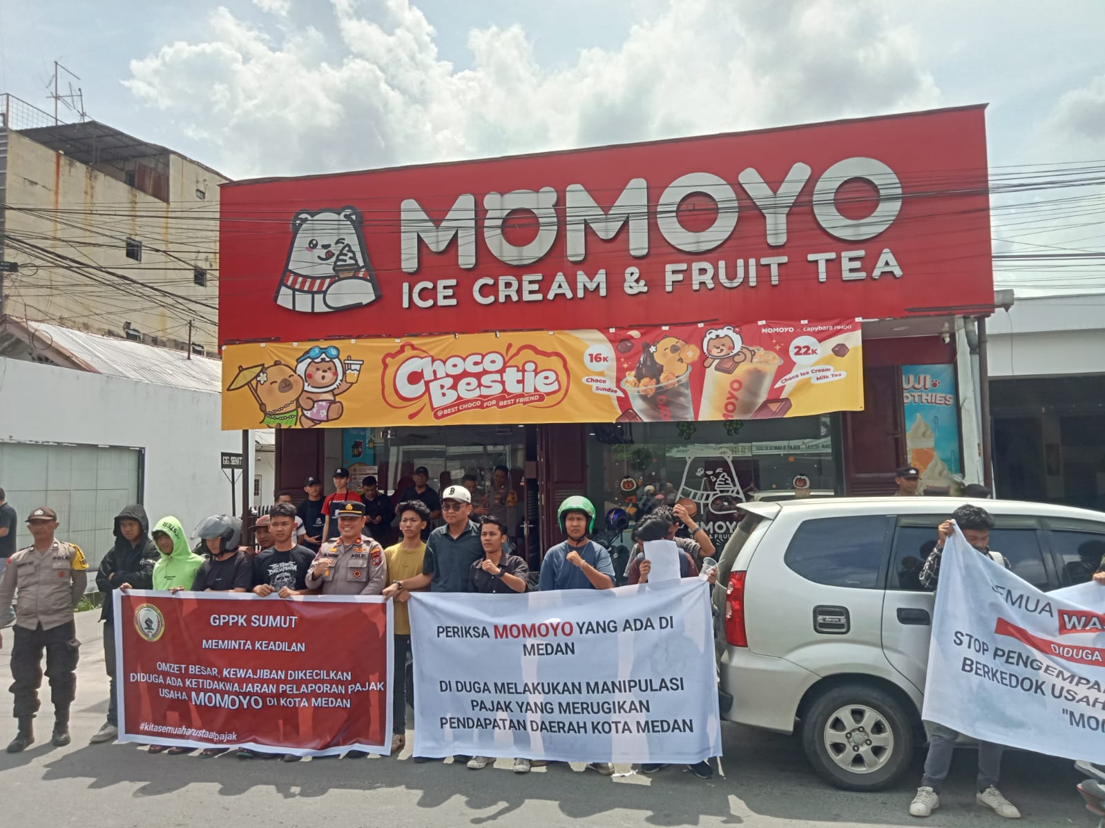 Transparansi Pajak Usaha Momoyo Disorot dalam Aksi GPPK Sumut