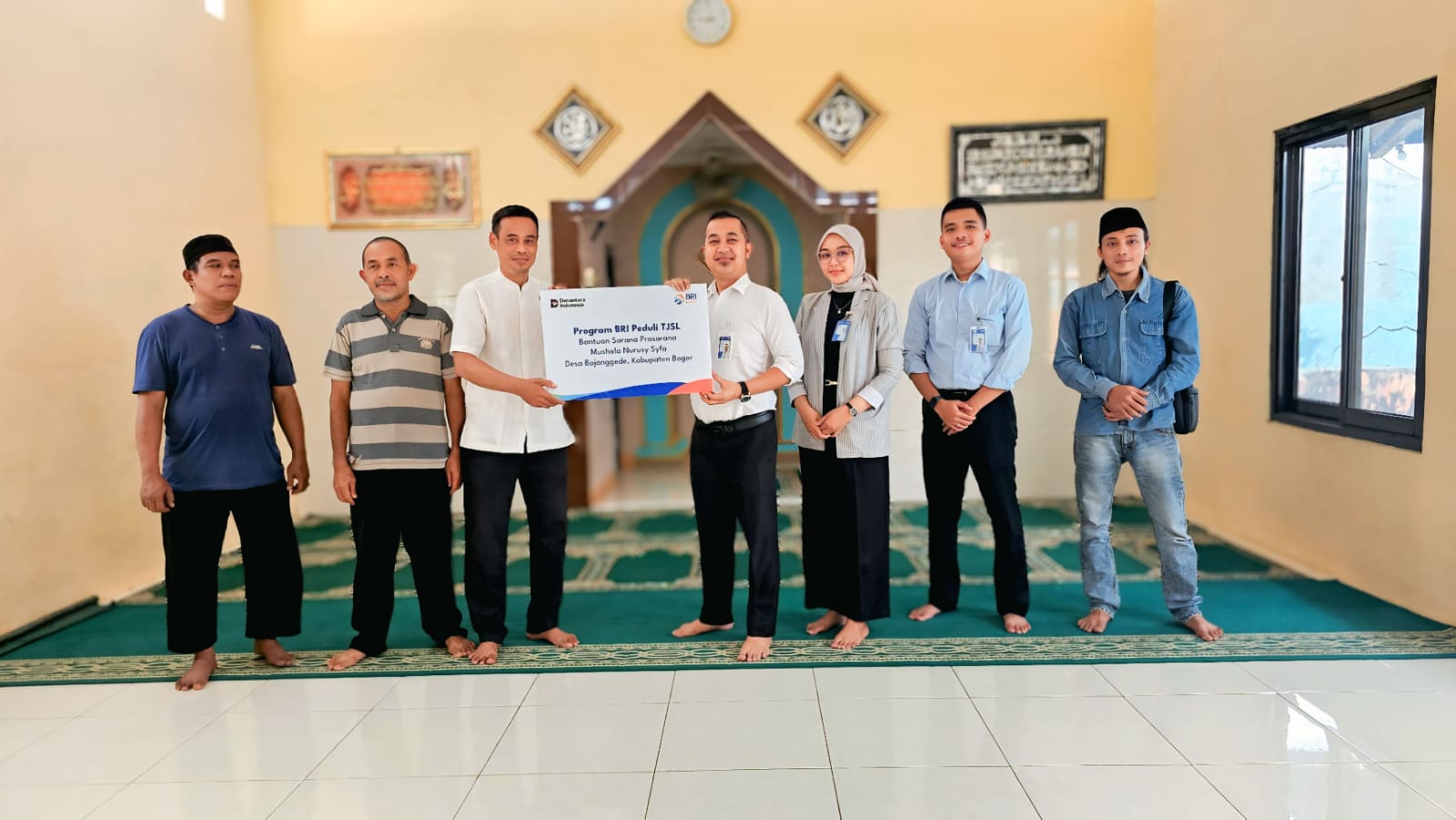 Lengkapi Fasilitas Rumah Ibadah Berkat Bantuan Sarana dari BRI Peduli di Bojonggede Lengkapi Fasilitas Rumah Ibadah Berkat Bantuan Sarana dari BRI Peduli di Bojonggede