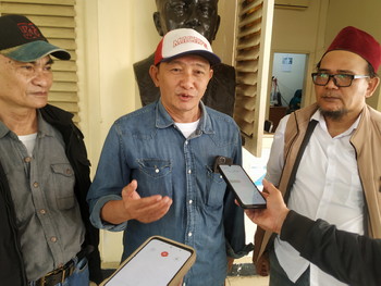 Sugandi Muhammad Junaedi bersama Yudi Albantani, Menyatakan Dukungan Penuh Terhadap Deklarasi Gerakan Merebut (Kembali) Kedaulatan Rakyat (GMKR)