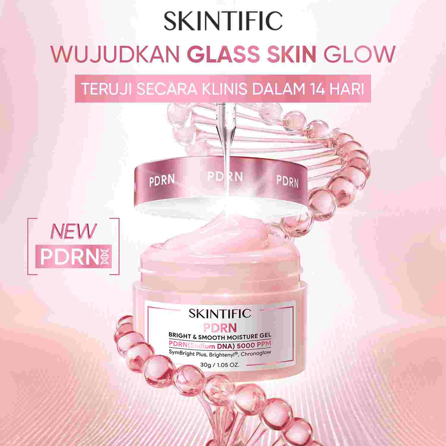 Bukan Sekedar Pelembap Biasa, SKINTIFIC Hadirkan PDRN Bright & Smooth Moisture Gel dengan 5000 PPM untuk Regenerasi Kulit dalam 14 Hari Bukan Sekedar Pelembap Biasa, SKINTIFIC Hadirkan PDRN Bright & Smooth Moisture Gel dengan 5000 PPM untuk Regenerasi Kulit dalam 14 Hari