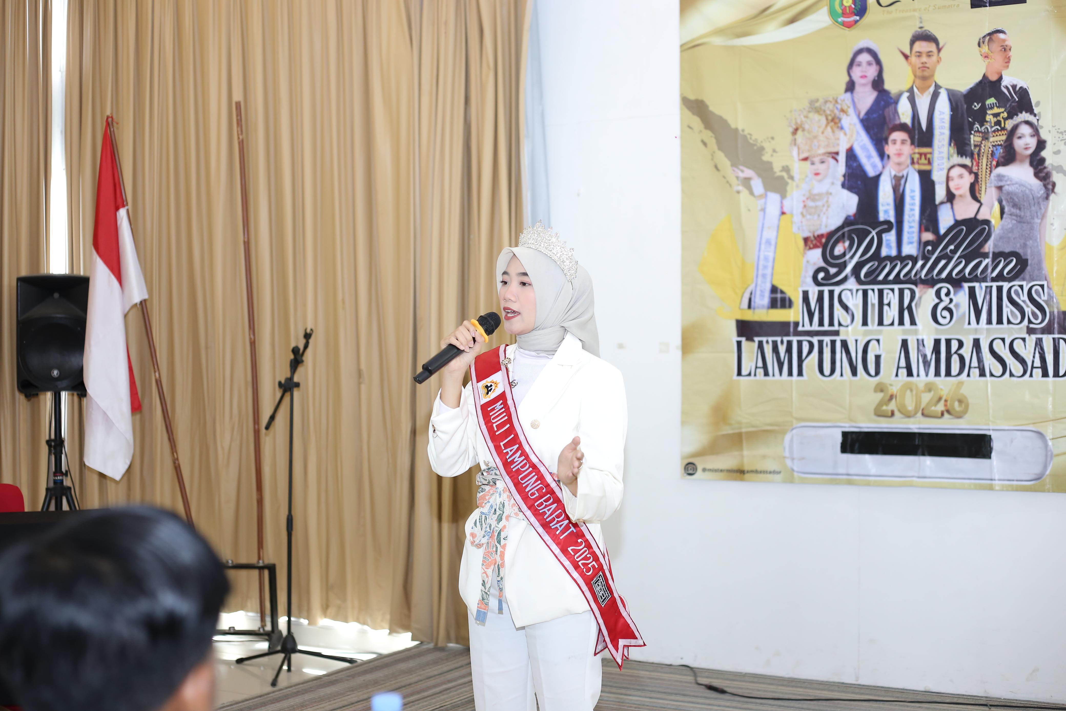 Selvia Veronika Mahasiswi Prestasi “Model & Influencer Kota Lampung”