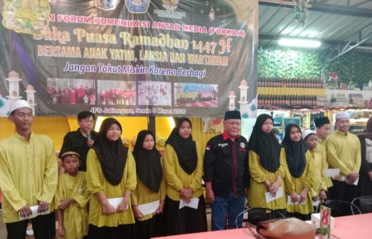 FORKAM Peringati HUT Ke-17 Tahun Gelar Buka Puasa Dirangkaikan Pemberian Santunan Anak Yatim & Lansia
