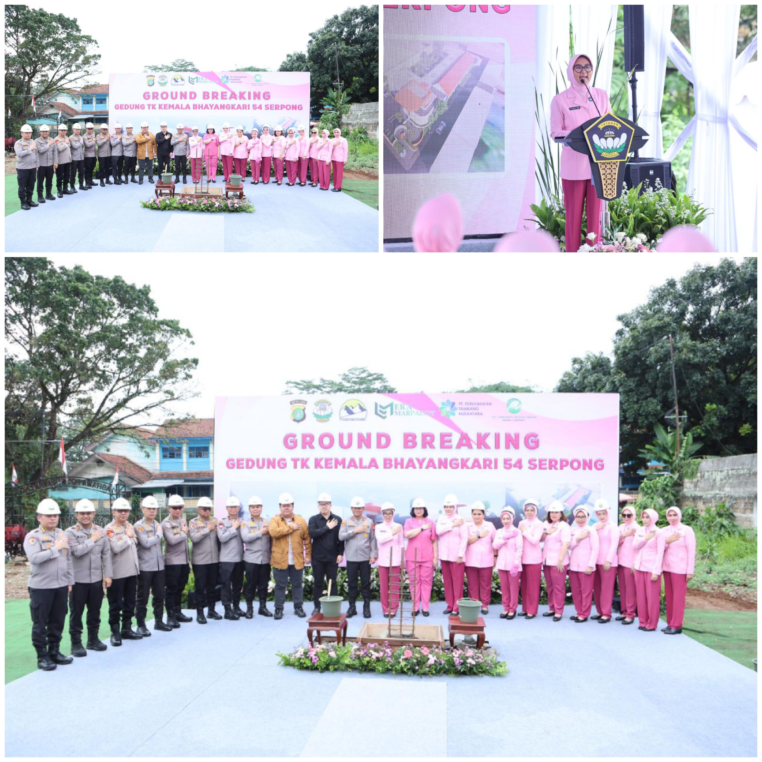 Polda Metro Jaya Groundbreaking TK Kemala Bhayangkari 54 Serpong, Dukung Pendidikan Anak Sejak Dini Polda Metro Jaya Groundbreaking TK Kemala Bhayangkari 54 Serpong, Dukung Pendidikan Anak Sejak Dini