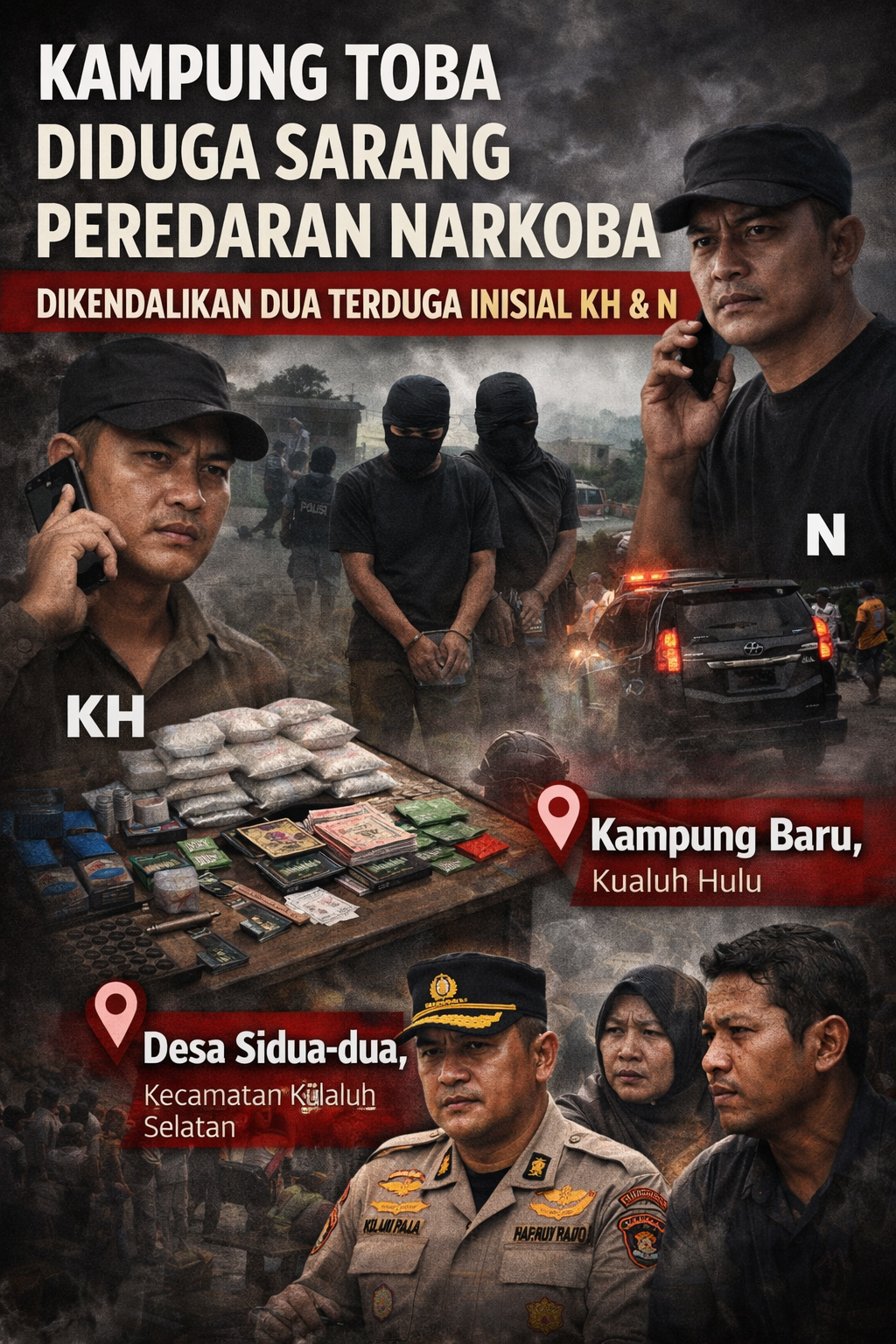 Dugaan Peredaran Sabu di Kampung Toba Kian Disorot, Warga Singgung Keterkaitan Jaringan Kampung Baru hingga Sidua-dua