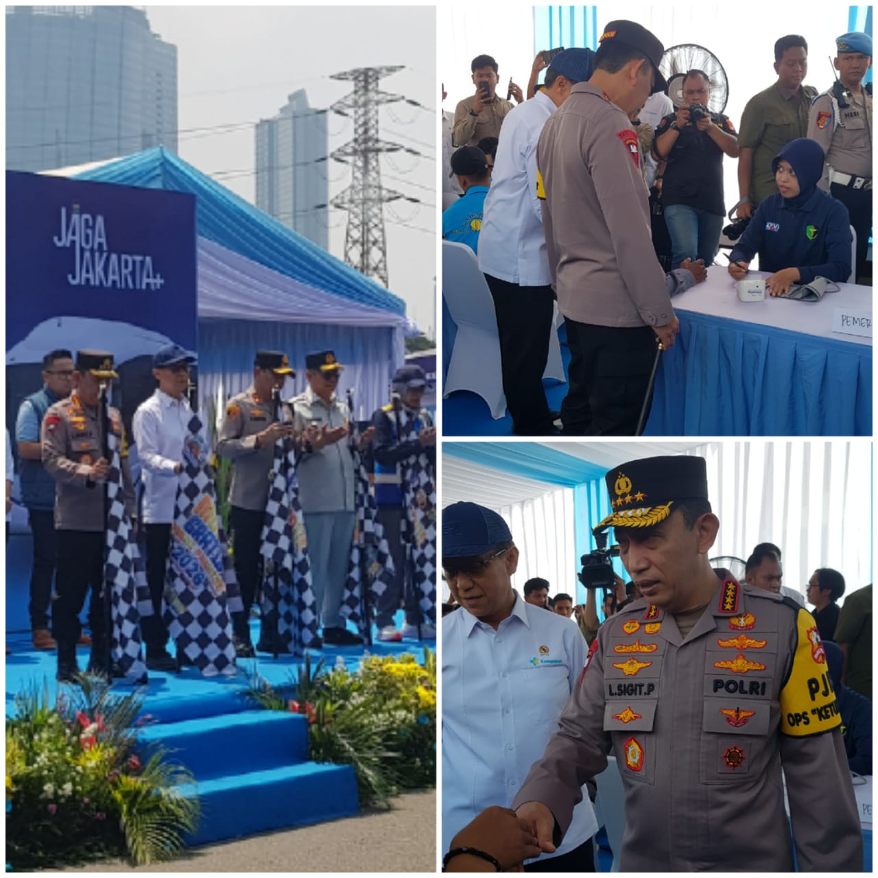 Kapolri Memimpin Pelepasan Mudik Gratis Dihalaman Polda Metro Jaya Kapolri Memimpin Pelepasan Mudik Gratis Dihalaman Polda Metro Jaya