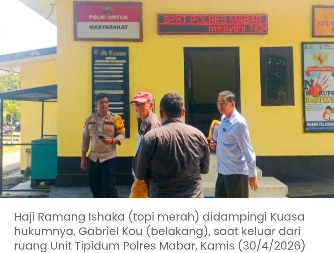 Labuan Bajo, Haji Ramang dan M Syair “Melarikan Diri” dari Wartawan, Diperiksa Bareskrim 5 jam