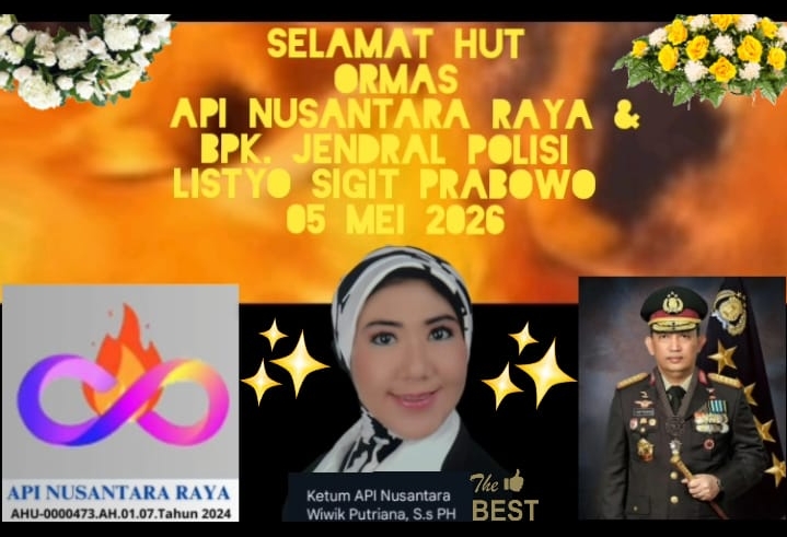 Tiga Momentum Bersejarah di 5 Mei: API Nusantara Raya, Kapolri, dan Ketua Umum dalam Satu Simbol Persatuan Bangsa