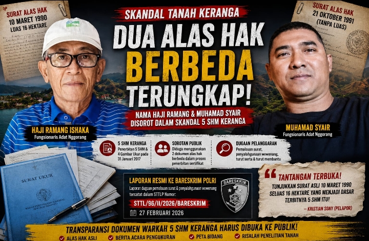 Dua Alas Hak Terungkap, Haji Ramang dan Muhamad Syair Disorot dalam Skandal 5 SHM Keranga