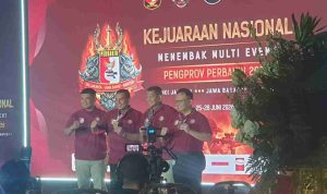 Pangkormar Letjen TNI (Mar) Dr. Endi Supardi Dan Ketua Umum Perbakin Letjen TNI (Purn) Joni Supriyanto  Hadiri  Penutupan  Kejuaraan NasionalMenembak Multi Event Pengprop Perbakin 2026