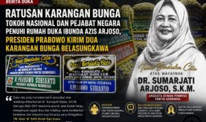 RATUSAN KARANGAN BUNGA BANJIRI RUMAH DUKA IBUNDA AZIS ARJOSO PRESIDEN PRABOWO KIRIM DUA KARANGAN BUNGA BELASUNGKAWA RATUSAN KARANGAN BUNGA BANJIRI RUMAH DUKA IBUNDA AZIS ARJOSO PRESIDEN PRABOWO KIRIM DUA KARANGAN BUNGA BELASUNGKAWA