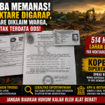 514 Hektare Situmba Dipersoalkan, Koperasi Tak Terdata ODS: APH Jangan Diam