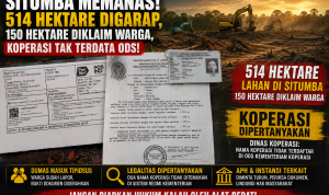 514 Hektare Situmba Dipersoalkan, Koperasi Tak Terdata ODS: APH Jangan Diam
