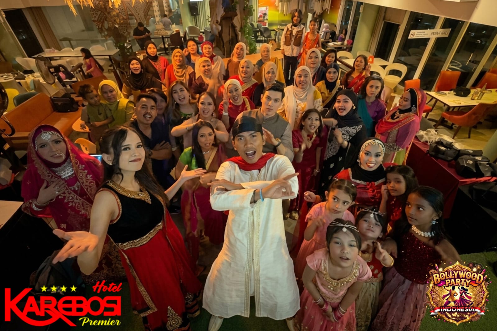 Kemeriahan Bollywood Party Indonesia “Goes to Sulawesi” Satuan Pecinta Budaya India Guncang Kota Makassar