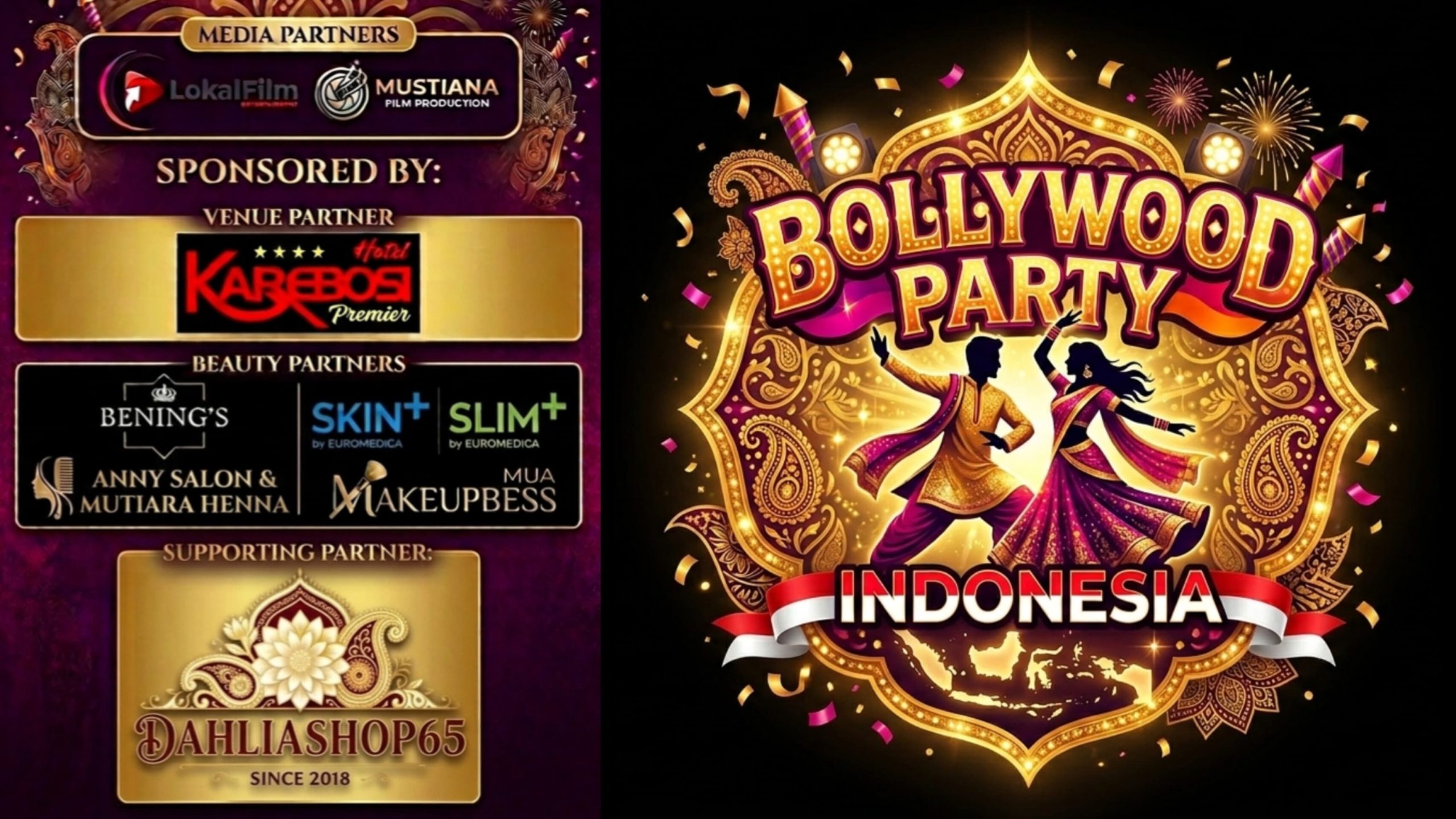 Dukung Kemeriahan Bollywood Party Indonesia di Makassar, Dahlia Shop 65 Makin Mantapkan Posisi Sebagai Penyedia Busana & Aksesori India-Pakistan Terpercaya