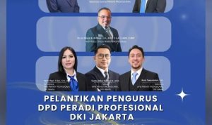 Dilantik, DPD PERADI Profesional DKI Jakarta Usung Semangat “Bermutu, Beretika, Berkarakter”