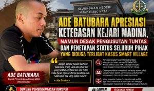 Ade Batubara: Jangan Ada yang Kebal Hukum dalam Kasus Smart Village, Kejari Diminta Transparan