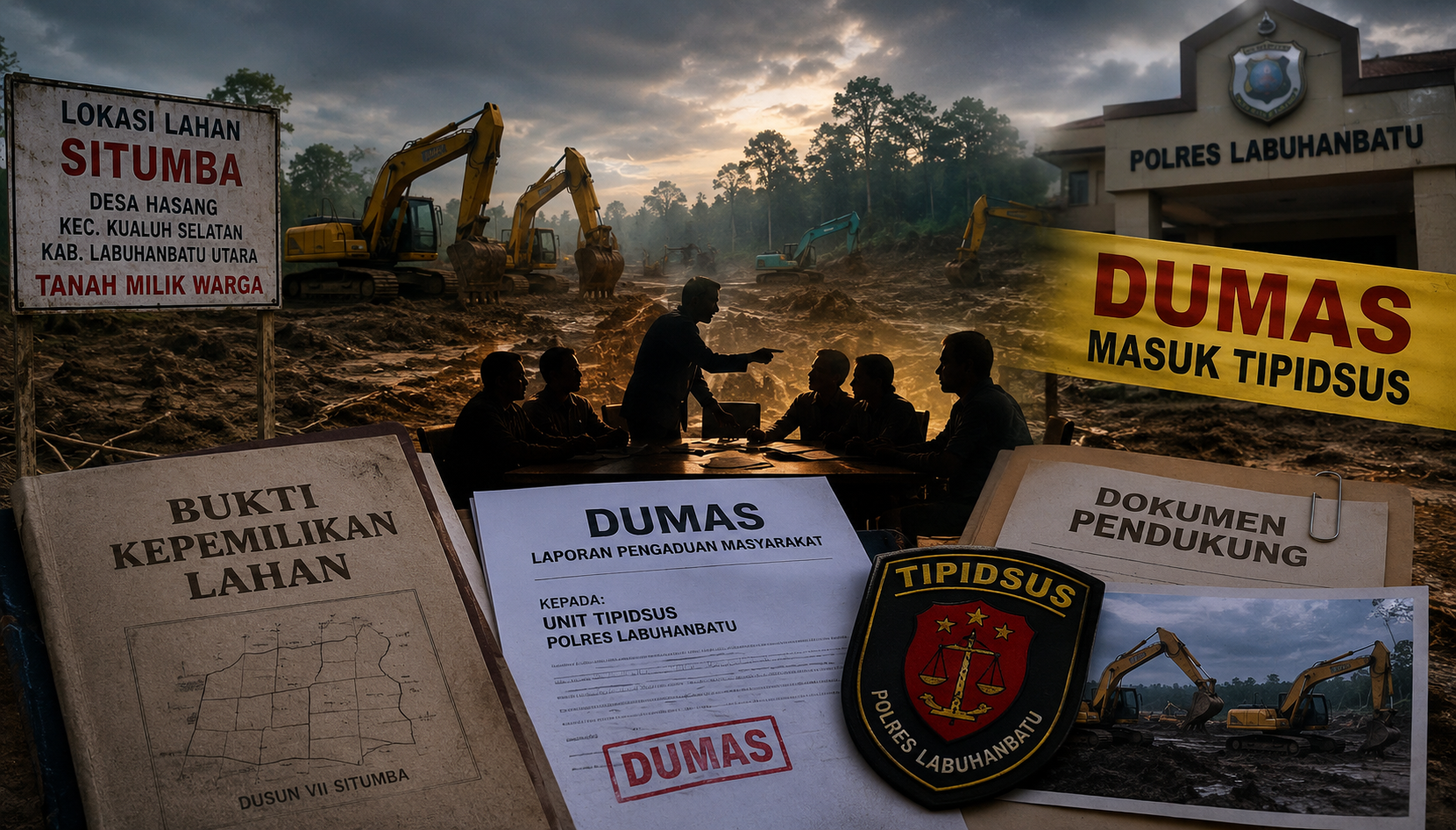 Situmba Memanas: Nama Oknum Polres Disorot, Dumas dan Alat Berat Dipertanyakan