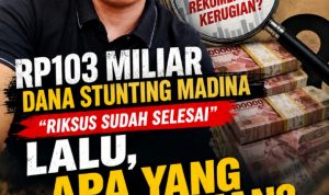 Riksus Dana Stunting Rp103 Miliar Disebut Selesai, Ade Batubara Desak Hasil Dibuka dan BPK RI Audit Ulang