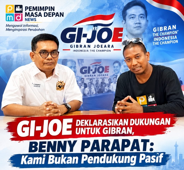 GI-JOE Deklarasikan Dukungan untuk Gibran, Benny Parapat: Kami Bukan Pendukung Pasif